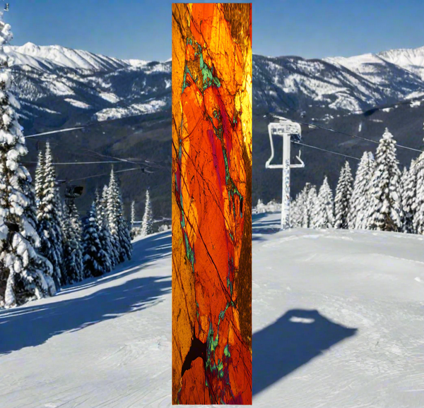 Snowboard Wrap: "The Red Rock"